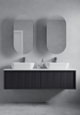 Paris Vanity with dual mirrors and sinks